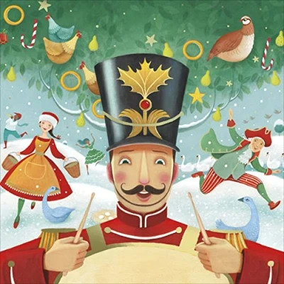 Image of Pack of 8 Drummer Boy British Heart Foundation Charity Christmas Cards Xmas 556829
