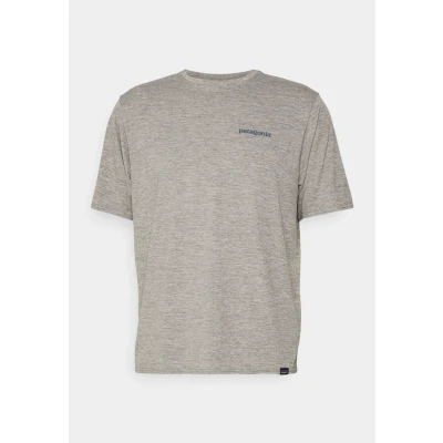 Image of Patagonia CAP COOL Daily Graphic Waters Sports Tshirt, Men&#039;s, Size: Large, Feather grey