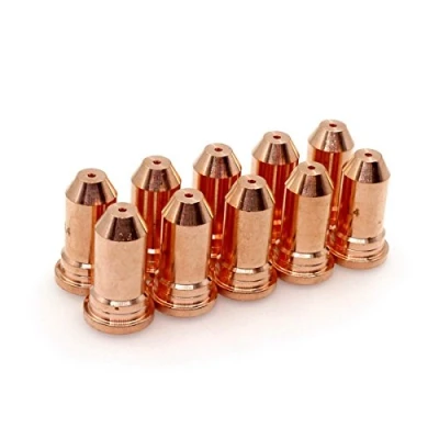 Image of 51248.16 Plasma Cutter Tips Nozzle 1.6mm 120A Back Striking for ESAB PT 100 Cutting Torch Pkg 10
