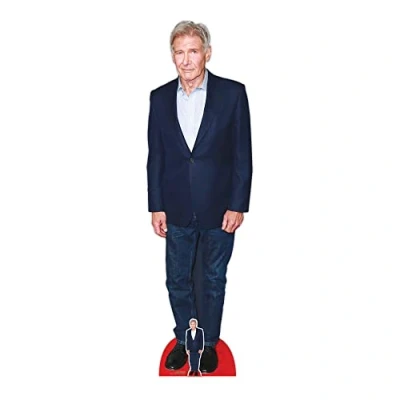 Image of CS992 Harrison Ford Lifesize Cardboard Cutout With Mini Blue Suit