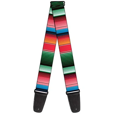 Image of Buckle Down GS W32632 &quot;Zarape5 Vertical Multi Color Stripe&quot; Guitar Strap