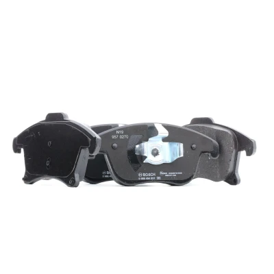 Image of 1917494, 2014119, BRF33, DG9C2001AB, DG9C2K021ED Brake pad set BOSCH 0 986 494 837 Low Metallic with piston clip, anti squeak plate