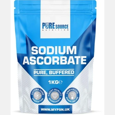 Image of Pure Source Nutrition Sodium Ascorbate Food Buffered Vitamin C Powder Grade 1kg / 1000g