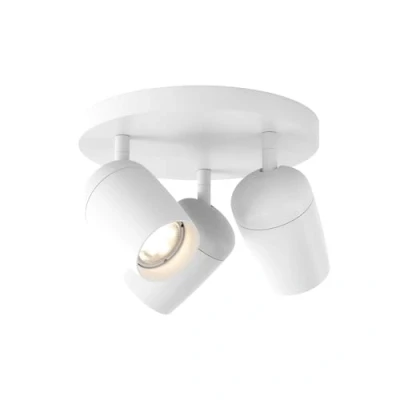 Image of Astro Koto Triple Round Dimmable Indoor Spotlight (Matt White), GU10 LED Lamp, Designed in Britain 1478013 3 Years Guarantee