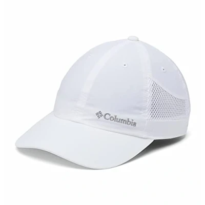 Image of Columbia Unisex Tech Shade Hat Baseball Cap, White x White, Size O/S