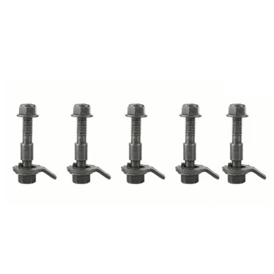 Image of Camber bolts Kit, 5pcs 12mm Vehicles Steel Four Wheel Alignment Adjustable Bolt Kit Cam Army Green