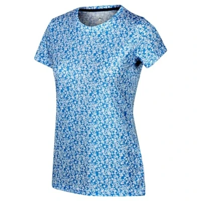 Image of Regatta Womens Fingal Edit T Shirt Blue/Floral Blue XS