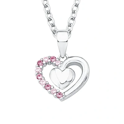 Image of Prinzessin Lillifee Collana con pendente per bambine in argento sterling 925, 35 + 3 cm, viola, unicorno, fornita confezione regalo gioielli, 2013154