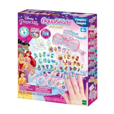 Image of Aquabeads Nail Studio Disney Princess, Aft &amp; Craft bead kit 35006