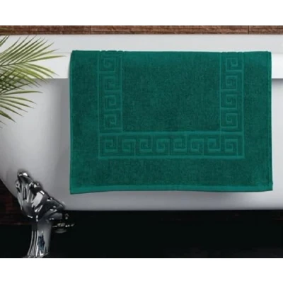 Image of Soft 500GSM 100% Cotton Bathroom Towels Face I Hand Bath Sheet Mat Dark Green (Bath (50 x 76cm))