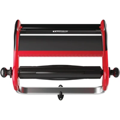 Image of Tork Wall Stand Dispenser Red and Smoke W1, Mounted, Performance Range, 652108