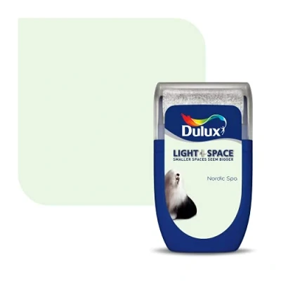 Image of Dulux Light &amp; Space Tester Paint, Nordic Spa, 30 ml