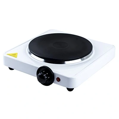 Image of Status Single Stainless Steel Hot Plate White