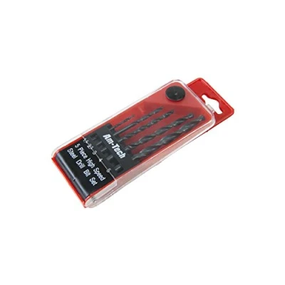 Image of 5pc HIGH Speed Drill Set Includes Sizes: 1.5, 2.5, 3, 4 and 5mm