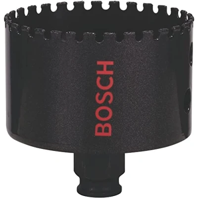 Image of Bosch Professional 1x Diamond Hole Saw for Hard Ceramics (for Stone, Tiles, Ø 70 mm, Accessories Impact Drills)