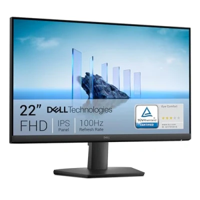 Image of Dell 22 Monitor SE2225HM, Full HD (1920x1080), 100Hz, VA, 5ms, VESA (100x100mm), HDMI, VGA, 3 Year Warranty, Black