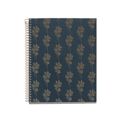 Image of Miquelrius A5 notebook (148 x 210 mm), 100 squared sheets of 70 g/m², rigid cardboard cover, 4 colour bands, spiral, 2 holes, notebook, pretty stationery, bouquets