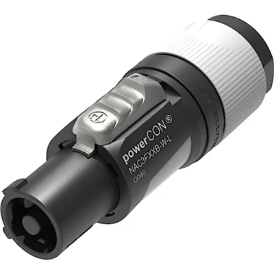 Image of Neutrik NAC3FXX Powercon Connectors NAC3FXXB W L 10 16mm Grey