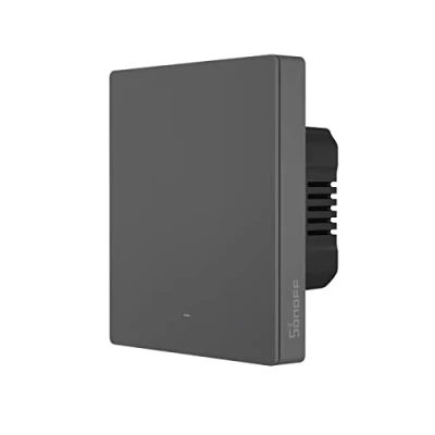 Image of SONOFF Smart Mechanical Switch Light Switch, 2.4GHz WiFi 1 Gang, Neutral Wire Required, Alexa Compatible with and Google Home, M5 80 Type, 1C