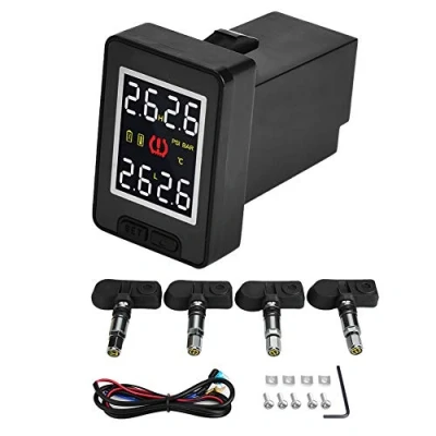 Image of Duokon Tire Pressure Sensor Monitor System TPMS with 4 Internal Sensors Set for Toyota Mazda Honda