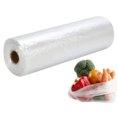Image of JKG® 400 x Medium FOOD and Sandwich Bags Fridge Freezer Rolls Kids Clear Plastic All Types of Preservation KEEP FRESH (18cm 20cm)