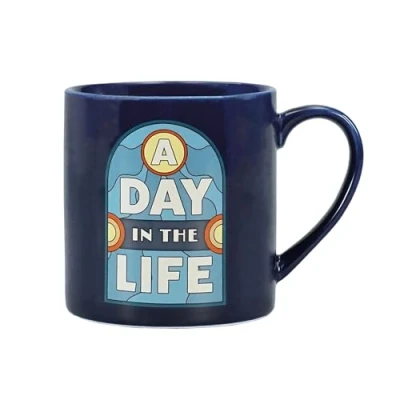 Image of Half Moon Bay The Beatles A Day in Life Coffee Mug Tea &amp; Dad Gifts Music for Men Mugs Novelty Birthday