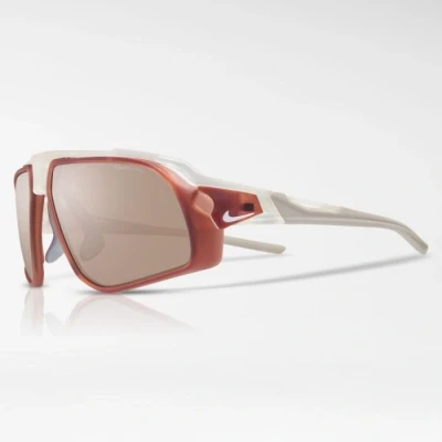 Image of Sunglasses Nike flyfree e fv2389 col. 100 Uomo Geometrica Trasparente