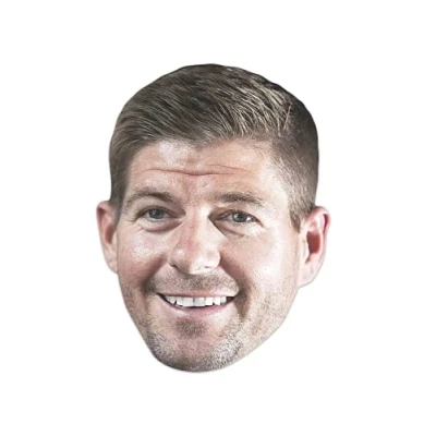Image of STAR CUTOUTS Halloween CM212 Cardboard Face Mask of Steven Gerard l Talking Point, Fun for Events and Parties, Multicolour