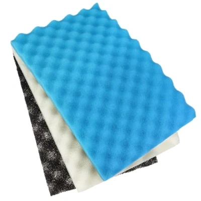 Image of LTWHOME Fish Pond Foam Filter Sponge Set 430mm X 280mm 3 Grade Media,17 Inch 11 Media (Pack of 1 Set)