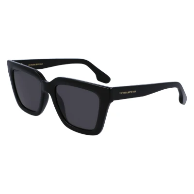 Image of Victoria Beckham Woman VB644S 1 Sunglasses Acetate Black Grey Geometric Photochromatic
