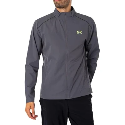 Image of Under Armour Storm RUN Jacket Running jacket, Men&#039;s, Size: XL, Castlerock/morph green