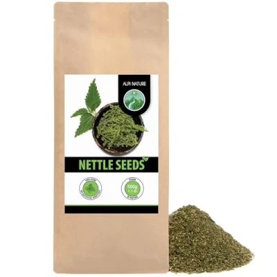 Image of nettle seeds (500g, 1.1lb), 100% natural, natural without additives, vegan