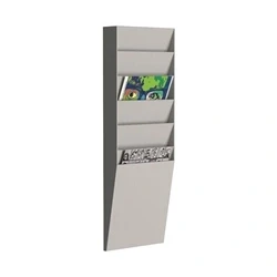 Image of Paperflow Sorting Board, 1 X 6 Compartments, HxWxD 505 311 79mm, Light Grey