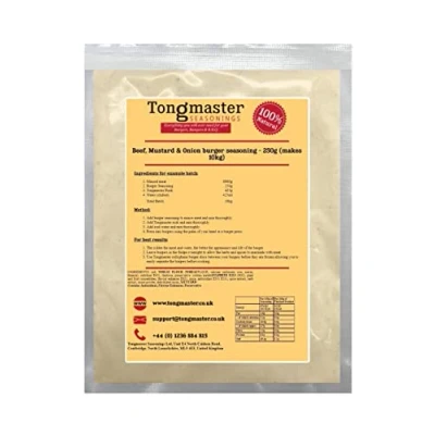 Image of Beef, Mustard &amp; Onion burger seasoning 250g (makes 10kg)