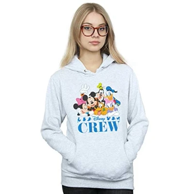 Image of Disney Women&#039;s Mickey Mouse Friends Hoodie Sport Grey Large