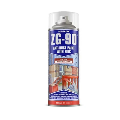 Image of ZG90 High Zinc Content Anti rust Paint Red 500ml Aerosol