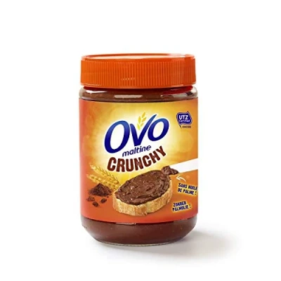 Image of Ovomaltine Paste to Spread Crunchy 360G Lot of 4 Price Per Fast Delivery
