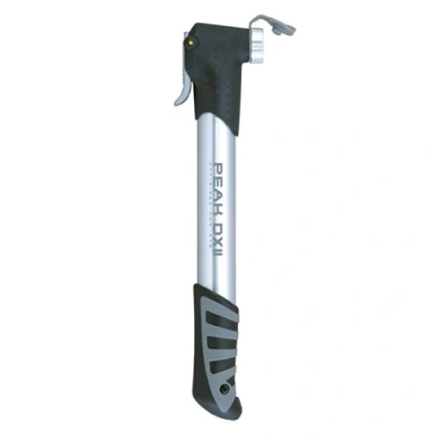 Image of Topeak Peak DX II Mini Pump, Silver,25 x 5.9 3.2 cm