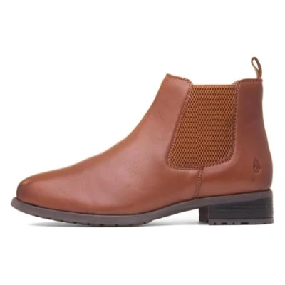 Image of Hush Puppies Women&#039;s Sammie Ankle Boot, Tan, 6 UK