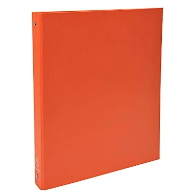 Image of Exacompta ref. 51374SE 1 Rigid PP binder 4 round rings, diameter 30 mm Spine 40 External dimensions: 32 x 26 cm A4 file format Colour: orange