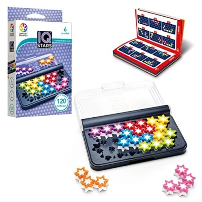 Image of Smart Games IQ Stars, Puzzle Game with 120 Challenges, 8+ Years