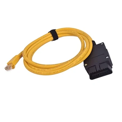 Image of ethernet OBD2 ENET Rj45 cable connector F series for BMW