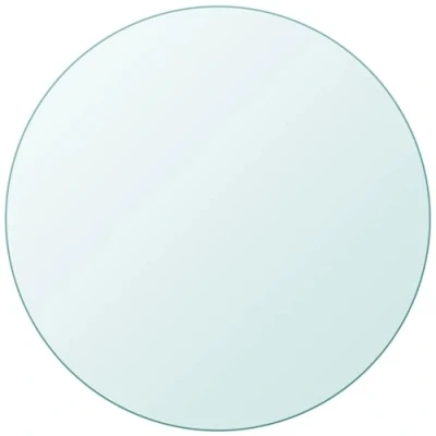 Image of vidaXL Table Top Tempered Glass Round 900 mm Replacement Protector Cover