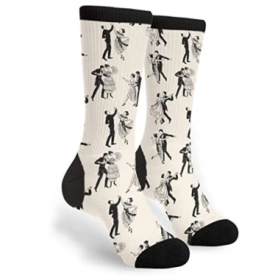 Image of 934 Novelty Athletic Socks Ballroom Dancing Trainer Eco Friendly Unisex For Football Men Climbing 40Cm