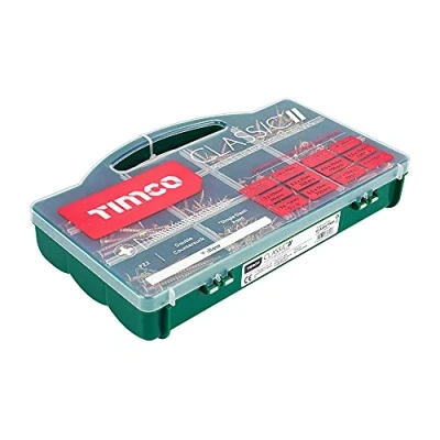 Image of TIMCO Classic Multi Purpose Countersunk Woodscrews Gold Assorted Case 895pcs