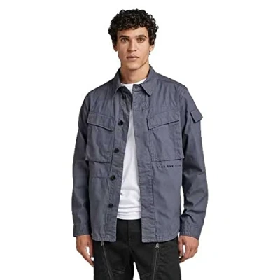 Image of G STAR RAW Men&#039;s Unisex Mysterious Overshirt, blue (fantem D21982 9288 863), M
