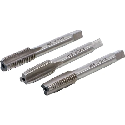 Image of BGS 935 Tap Set Starter. Plug. Bottoming HSS G M10 x 1.5 3 pcs.