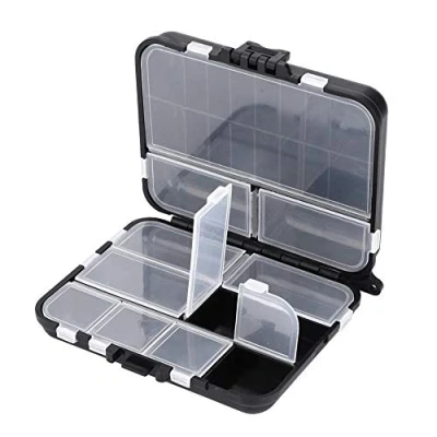 Image of VGEBY Fishing Lures Plastic Box, 26 Slots Baits Box Tackles Holder Hooks Storage Case Containers Accessory Supplies Articles