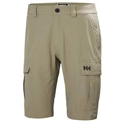 Image of Helly Hansen Mens Quick Dry Cargo Shorts, 33, Fallen Rock