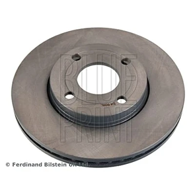 Image of H1BC1125A1A Brake disc BLUE PRINT ADF124363 Front Axle 262mm 23mm 4 Hole 108mm internally vented Coated FORD: Fiesta 7, Mk7 Van